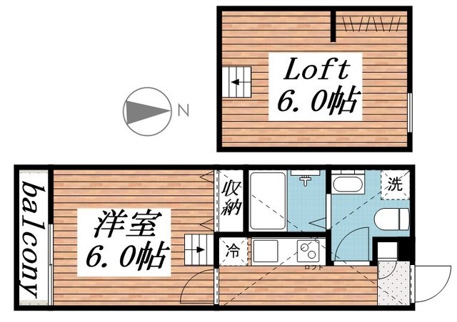 203号室 間取り
