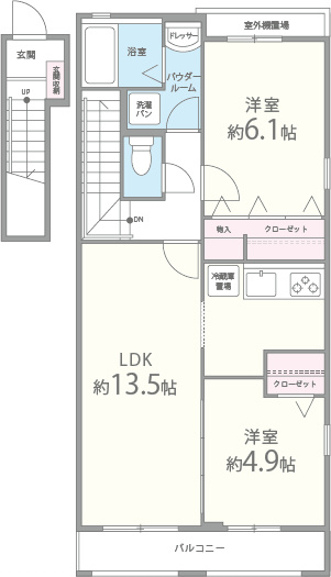 ocailla 間取り図