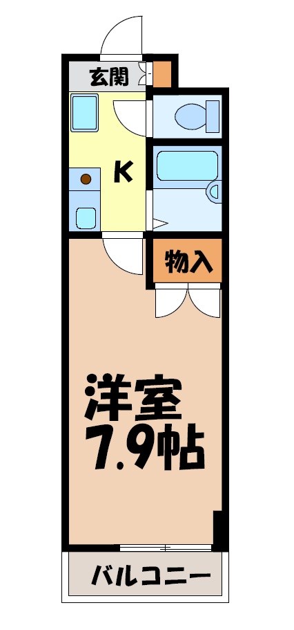 サンピア若水 間取り図