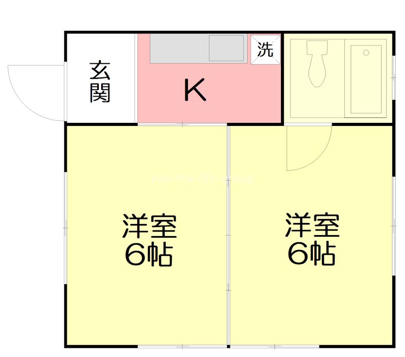 相湘第10河内ハイツ 間取り