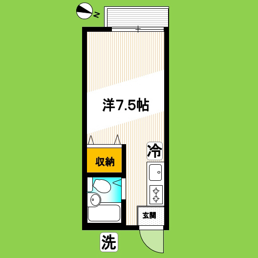 コーポ・エコー 207号室 間取り