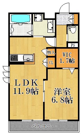 succeed 301号室 間取り