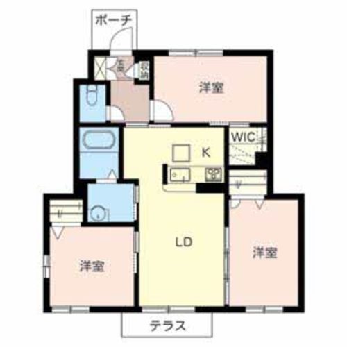 MAST　COURT新野辺　Ｂ 間取り図