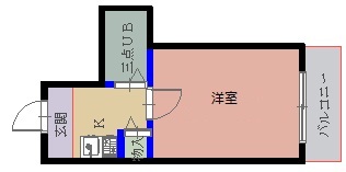 アイティ千里山 間取り図