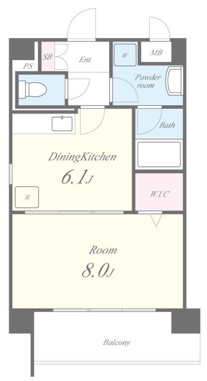ビヤン北八代 間取り