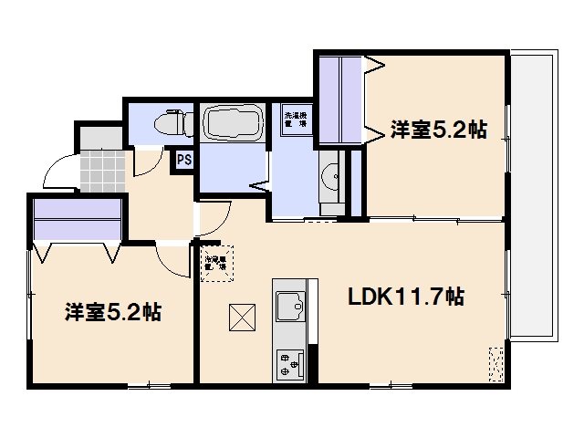サクシードM 間取り