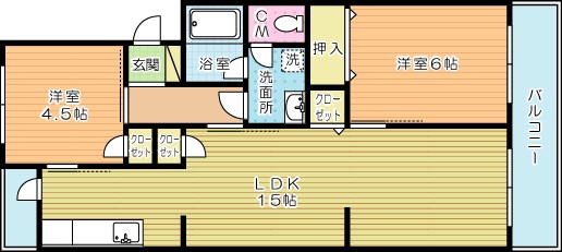プレジデントタカヤ 204号室 間取り
