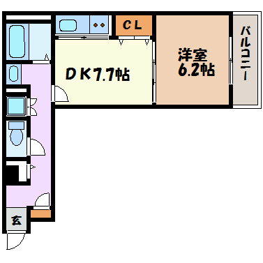 パルテールゴキソ 間取り図