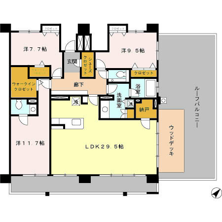 ロイヤルパークス千種 間取り図