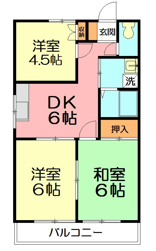 エステート1722 102号室 間取り