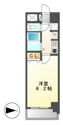 愛知県名古屋市中村区名駅南１丁目 間取り