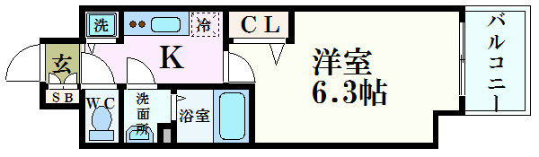 愛知県名古屋市中区丸の内２丁目 間取り