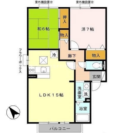 ラ・フォーレマリアージュ　Ｂ棟 間取り図