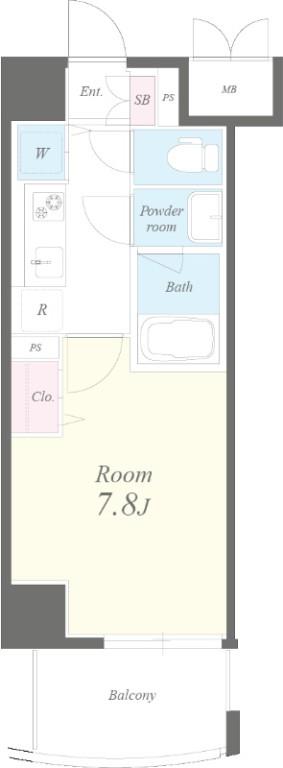 ロイヤルピジョン ライズ 間取り図