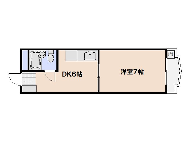 グリーンハイツ大田 205号室 間取り