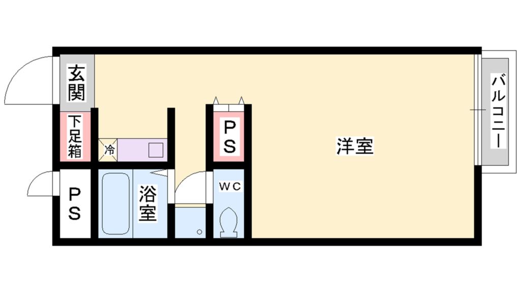 メゾン・リーヴ本町 間取り図