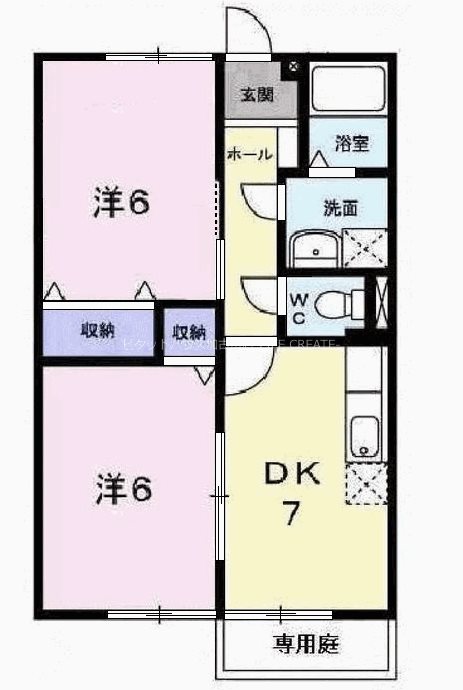 ドミールⅢ 間取り図