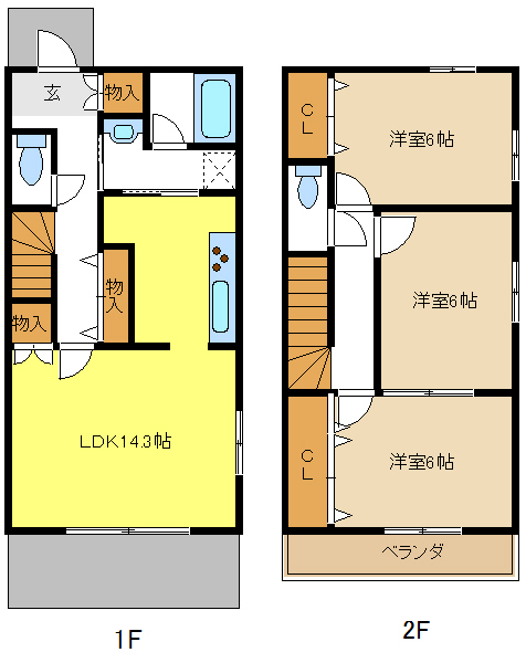 エトワール社口（Ａタイプ） 間取り