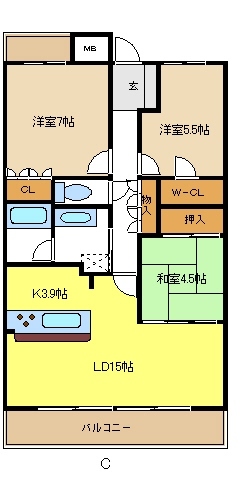 東山公園レジデンス 間取り