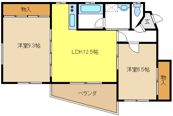 愛知県名古屋市千種区東山元町１丁目 間取り