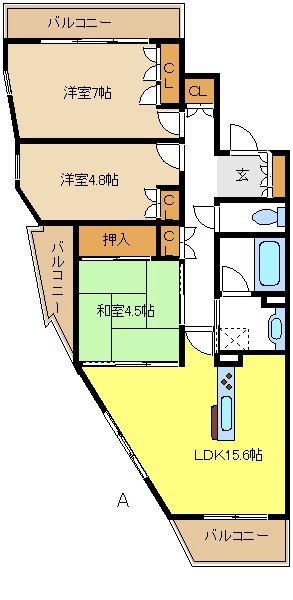 パークホームズ覚王山ＳＯＵＴＨ 間取り