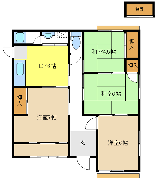 愛知県名古屋市千種区日和町２丁目 間取り