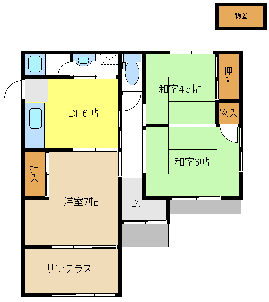 愛知県名古屋市千種区日和町２丁目 間取り