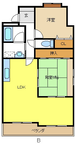 シャトレ大堀 間取り
