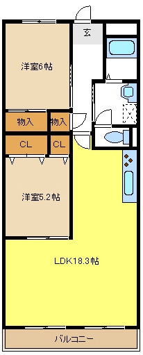 愛知県名古屋市緑区浦里１丁目 間取り