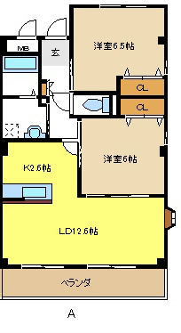 グローヴ大久手Ｂ棟 間取り