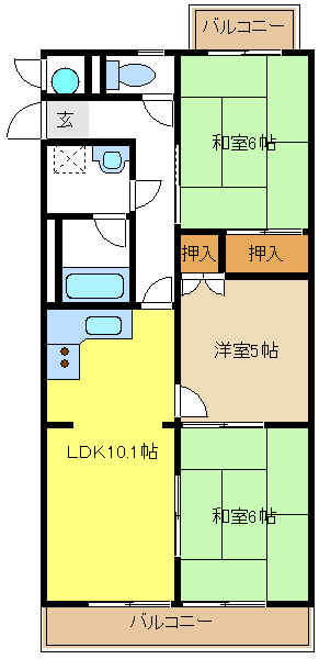 愛知県名古屋市千種区池上町２丁目 間取り