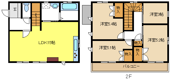 愛知県名古屋市千種区城山新町２丁目 間取り