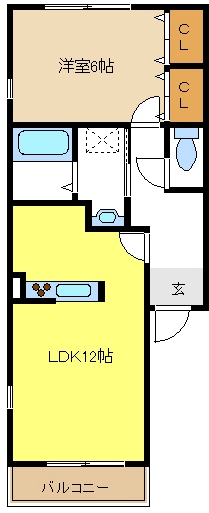 愛知県名古屋市西区長先町 間取り