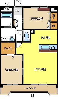 Ｌａ・Ｆｏｒｔｕｎａ 間取り