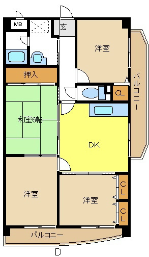 グランドメゾン徳重 間取り
