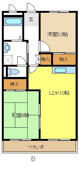 愛知県名古屋市緑区細口３丁目 間取り