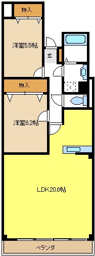 愛知県名古屋市昭和区安田通３丁目 間取り