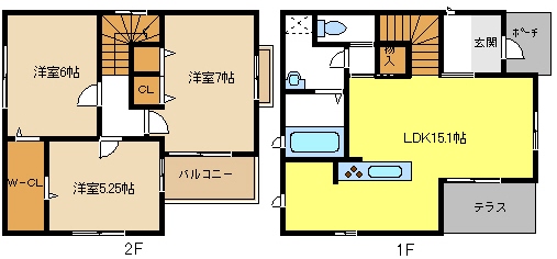 愛知県名古屋市港区油屋町２丁目 間取り