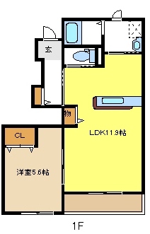 愛知県名古屋市南区中江２丁目 間取り