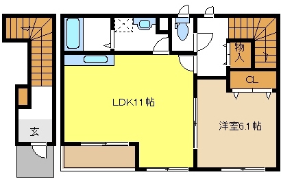 愛知県名古屋市南区呼続２丁目 間取り