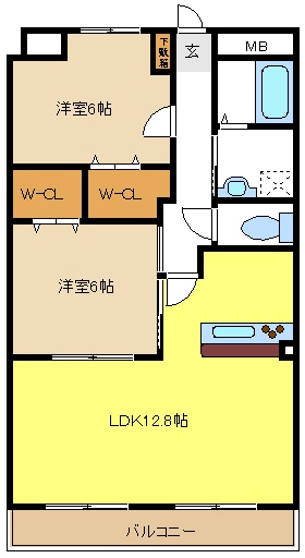 ベルラフィネ 間取り