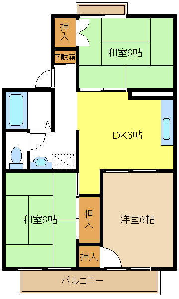 愛知県名古屋市天白区一つ山１丁目 間取り