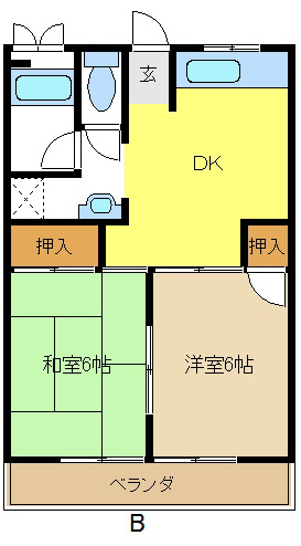 シャインアサイ 間取り