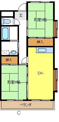 愛知県名古屋市天白区植田山１丁目 間取り