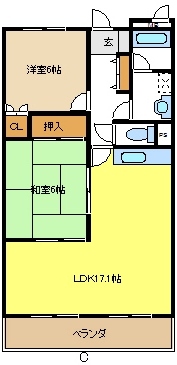 ファインパレス神の倉 間取り