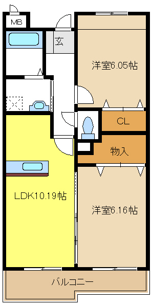 愛知県日進市米野木町 間取り