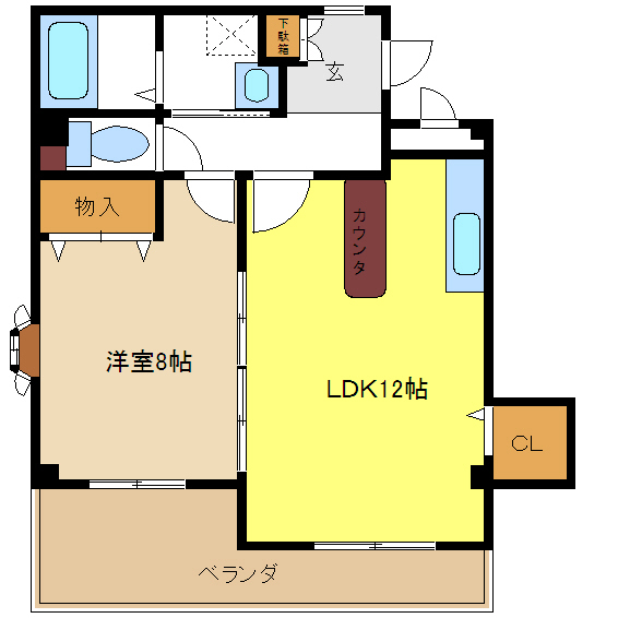 愛知県日進市岩崎町六坊 間取り