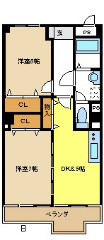 ＩＤＡＫＡＤＡＩ　ＢＬＧ 間取り