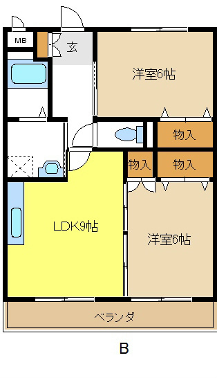 クレール姥子山 間取り