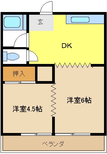 コーポみよし 間取り